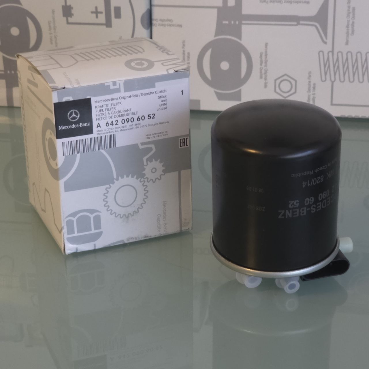 Genuine Mercedes-Benz Fuel Filter A6420906052 | Original OEM Diesel Filter