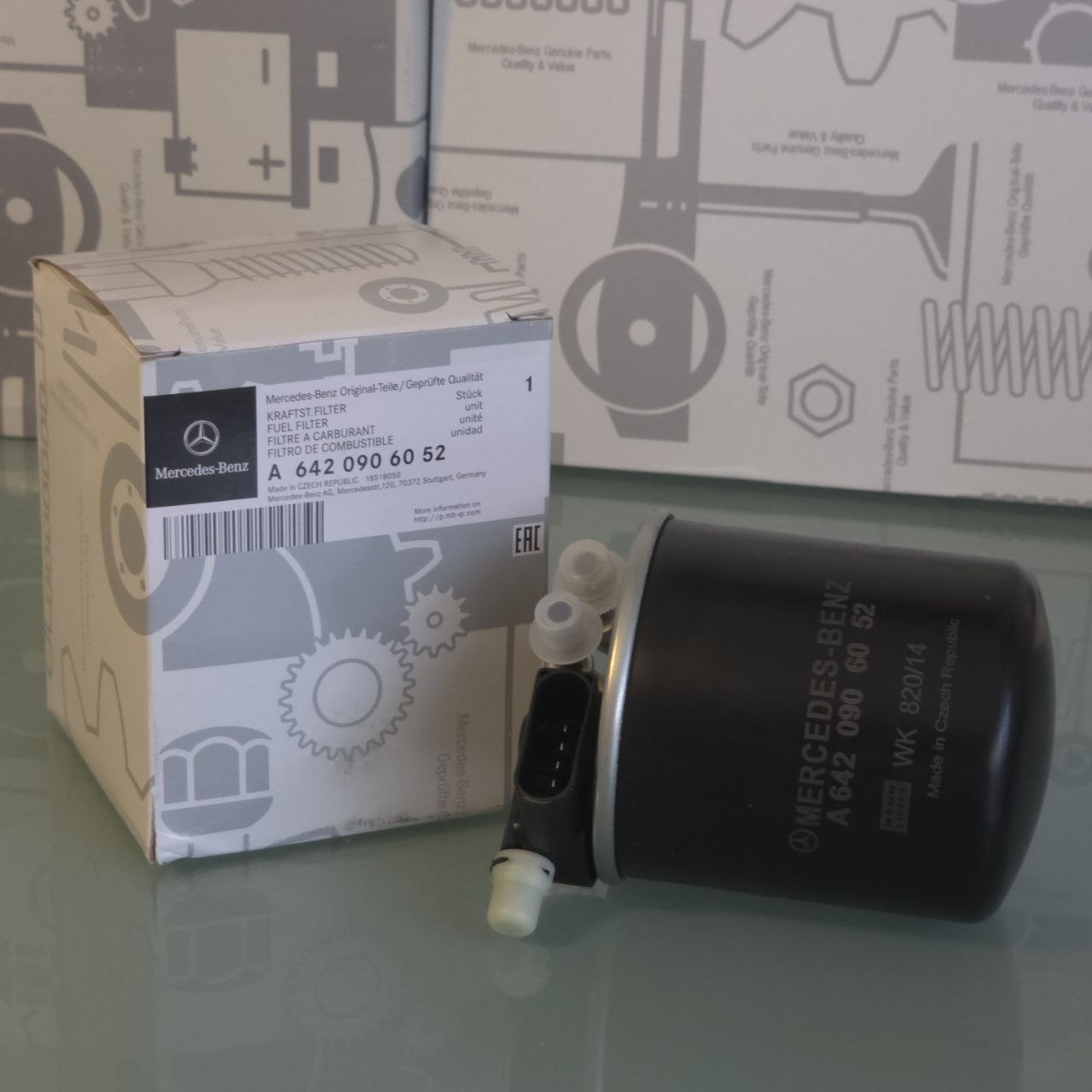 Genuine Mercedes-Benz Fuel Filter A6420906052 | Original OEM Diesel Filter