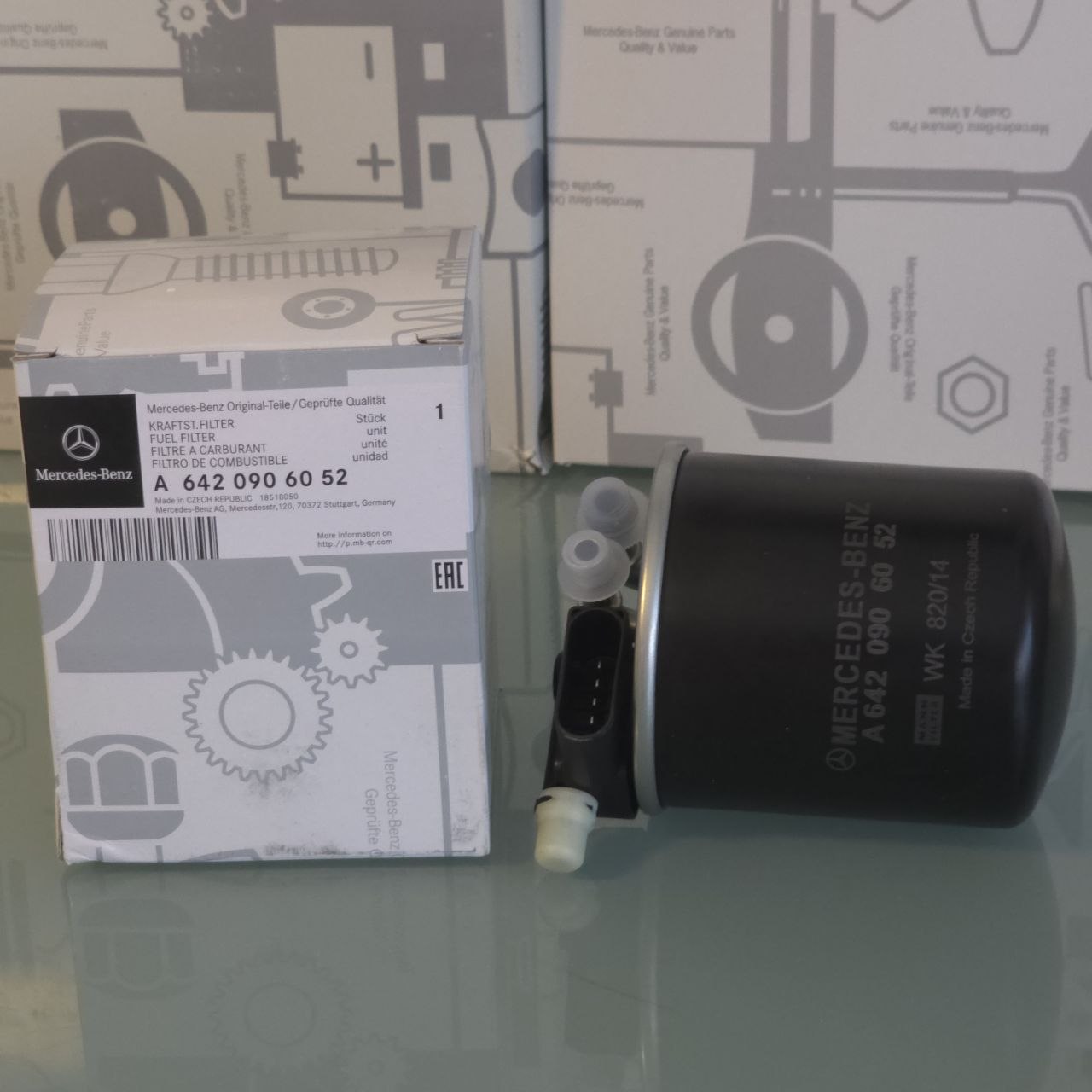 Genuine Mercedes-Benz Fuel Filter A6420906052 | Original OEM Diesel Filter