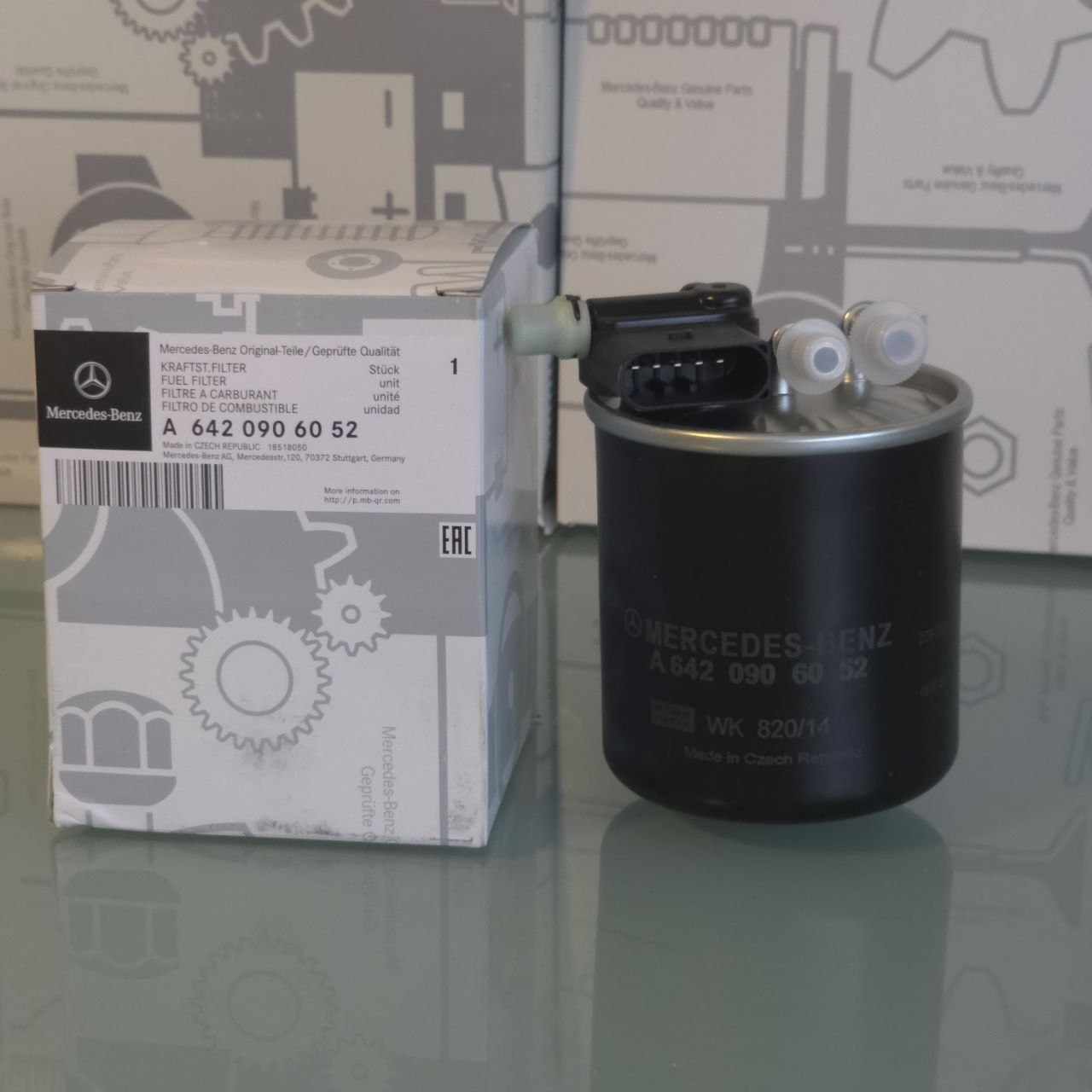 Genuine Mercedes-Benz Fuel Filter A6420906052 | Original OEM Diesel Filter
