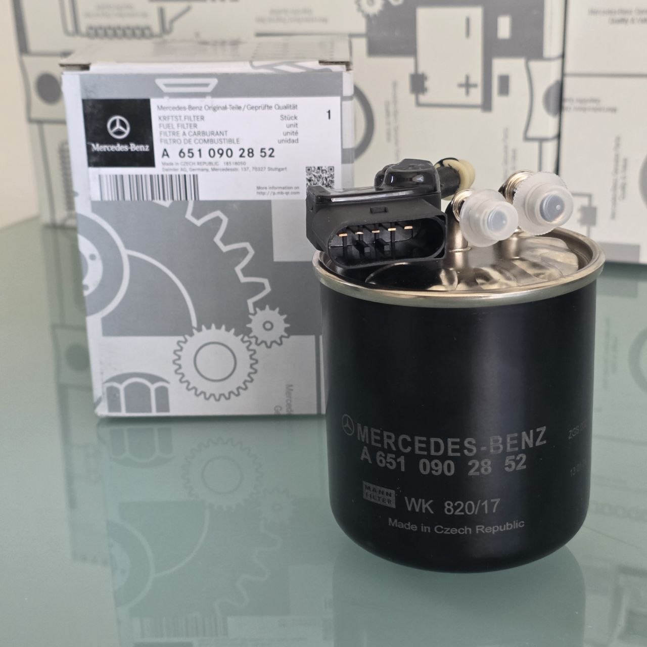 Genuine Mercedes-Benz Fuel Filter A6510902852 | Original OEM Diesel Filter