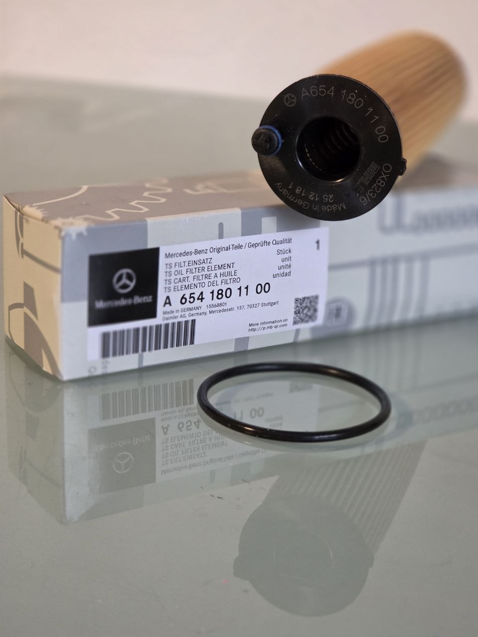 Genuine Mercedes-Benz Oil Filter A6541801100 | Original OEM Engine Oil Filter