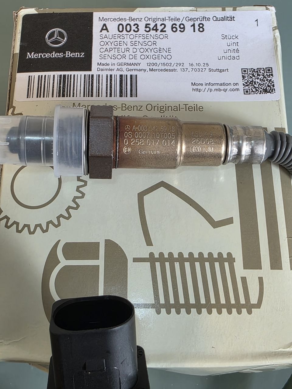 Mercedes-Benz NOx Sensor A0035426918 | Genuine OEM Nitrogen Oxide Sensor